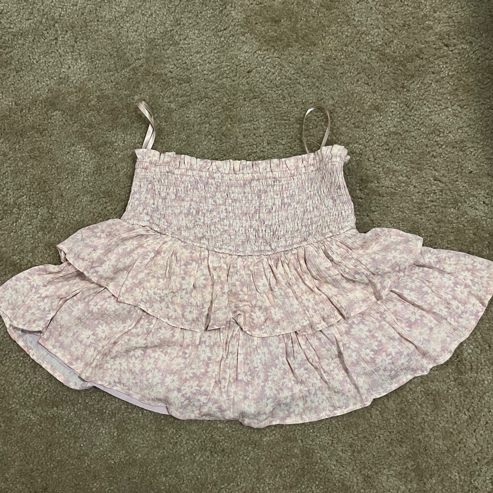 The Impeccable Pig Ruffled Mini Skirt Size S